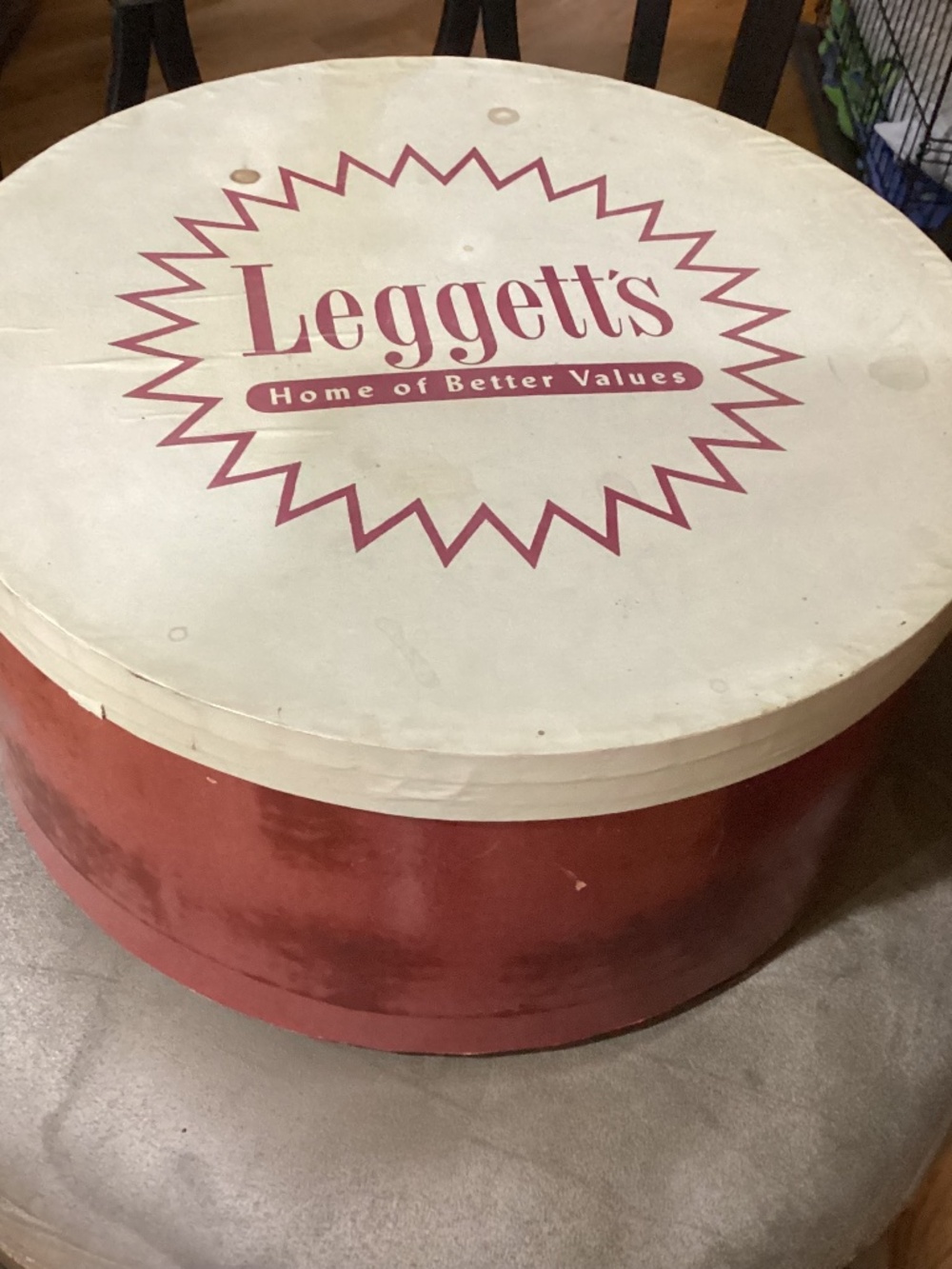 Vintage ‘50’s Leggetts Upscale Department Store Hat Box from Roanoke, VA